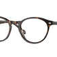 Vogue VO5326 Oval Eyeglasses  W656-Dark Havana 51-145-19 - Color Map Brown
