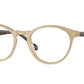 Vogue VO5326 Oval Eyeglasses  W900-Opal Beige 51-145-19 - Color Map Brown