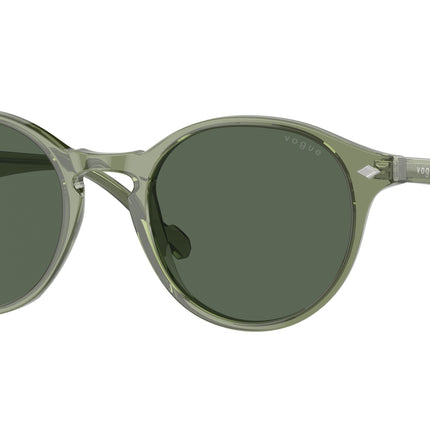 Vogue VO5327S Phantos Sunglasses  282071-Transparent Green 51-145-20 - Color Map Green