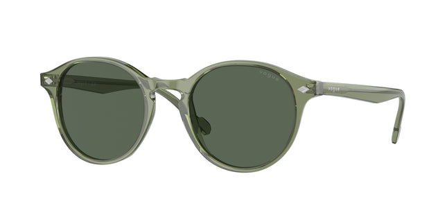Vogue VO5327S Phantos Sunglasses  282071-Transparent Green 51-145-20 - Color Map Green