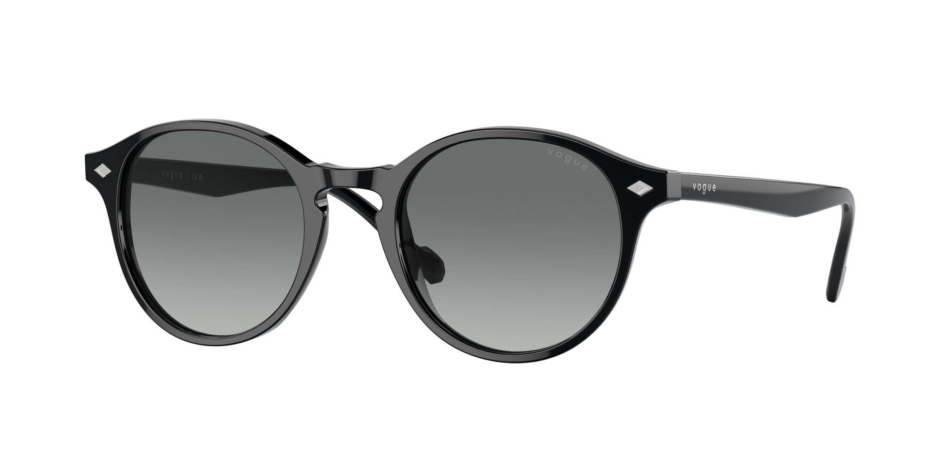 Vogue VO5327S Phantos Sunglasses  W44/11-Black 51-145-20 - Color Map Black