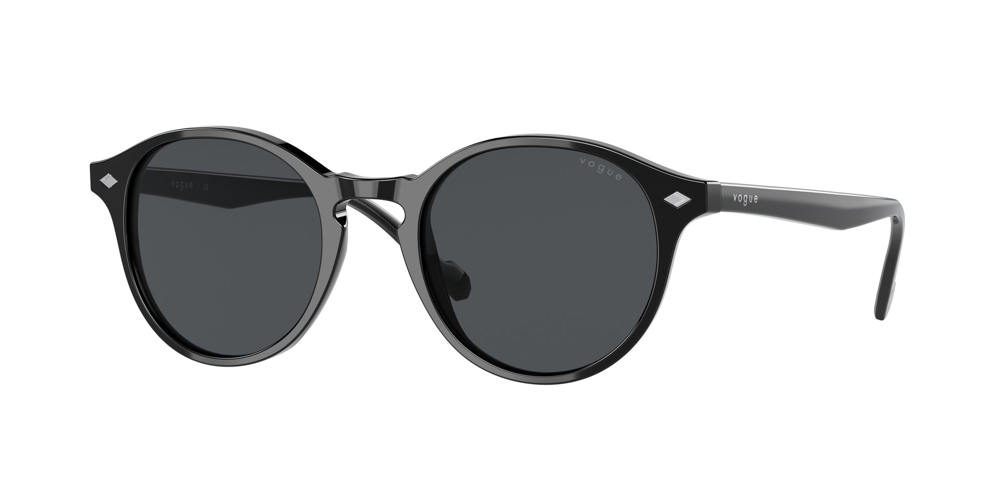 Vogue VO5327S Phantos Sunglasses  W44/87-Black 51-145-20 - Color Map Black