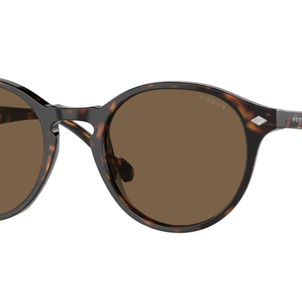 Vogue VO5327S Phantos Sunglasses  W65673-Dark Havana 51-145-20 - Color Map Brown