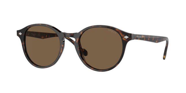 Vogue VO5327S Phantos Sunglasses  W65673-Dark Havana 51-145-20 - Color Map Brown