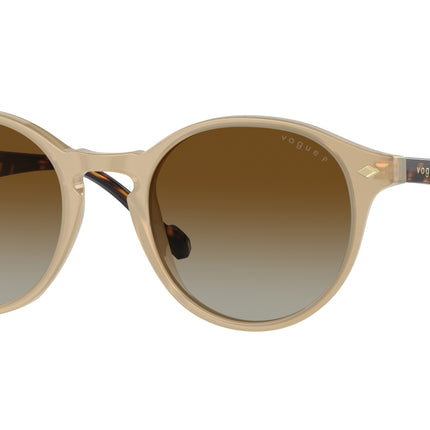 Vogue VO5327S Phantos Sunglasses  W900T5-Opal Beige 48-145-20 - Color Map Brown
