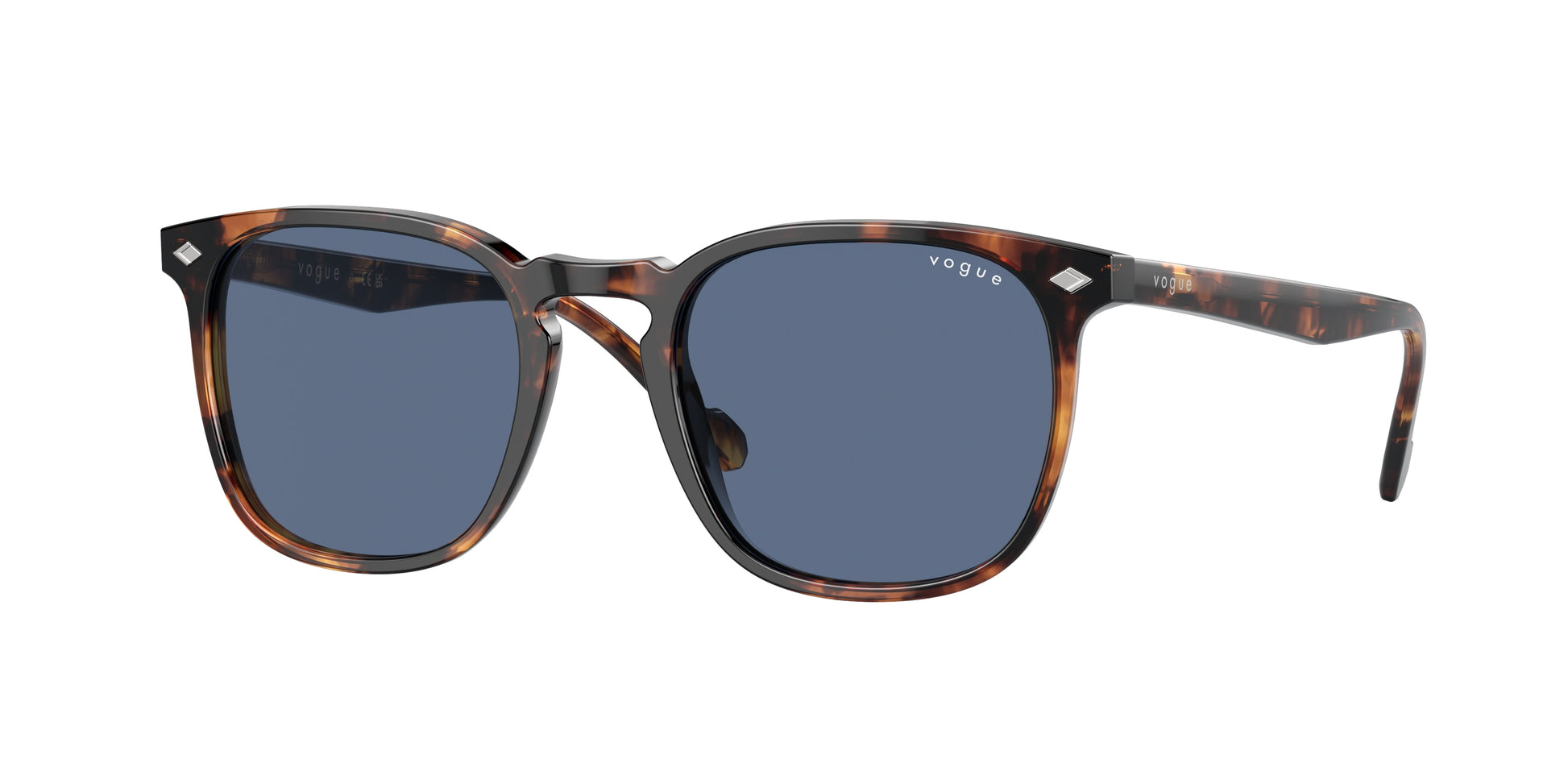 Vogue VO5328S Square Sunglasses  281980-Havana Honey 52-145-20 - Color Map Tortoise