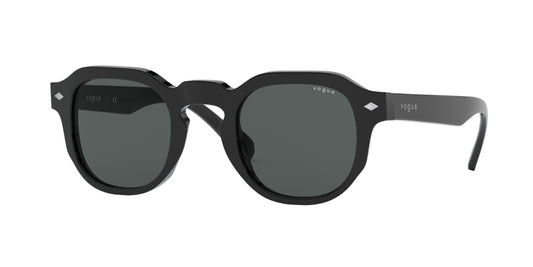 Vogue VO5330S Square Sunglasses  W44/87-Black 46-145-24 - Color Map Black