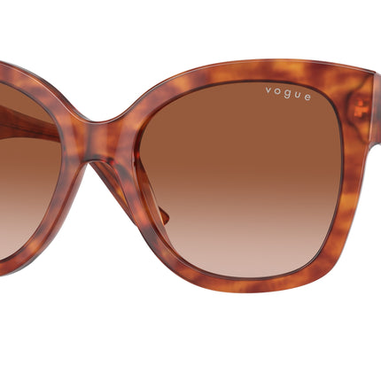 Vogue VO5338S Pillow Sunglasses  279213-Yellow Havana 54-140-19 - Color Map Tortoise