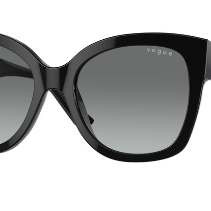 Vogue VO5338S Pillow Sunglasses  W44/11-Black 54-140-19 - Color Map Black