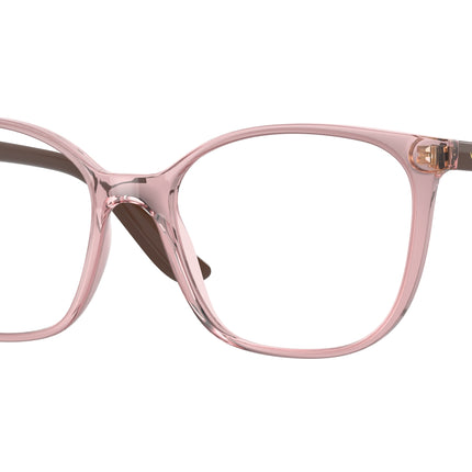 Vogue VO5356 Rectangle Eyeglasses  2864-Transparent Beige 52-140-17 - Color Map Brown