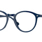 Vogue VO5367 Round Eyeglasses  2484-Dark Blue 50-145-20 - Color Map Blue
