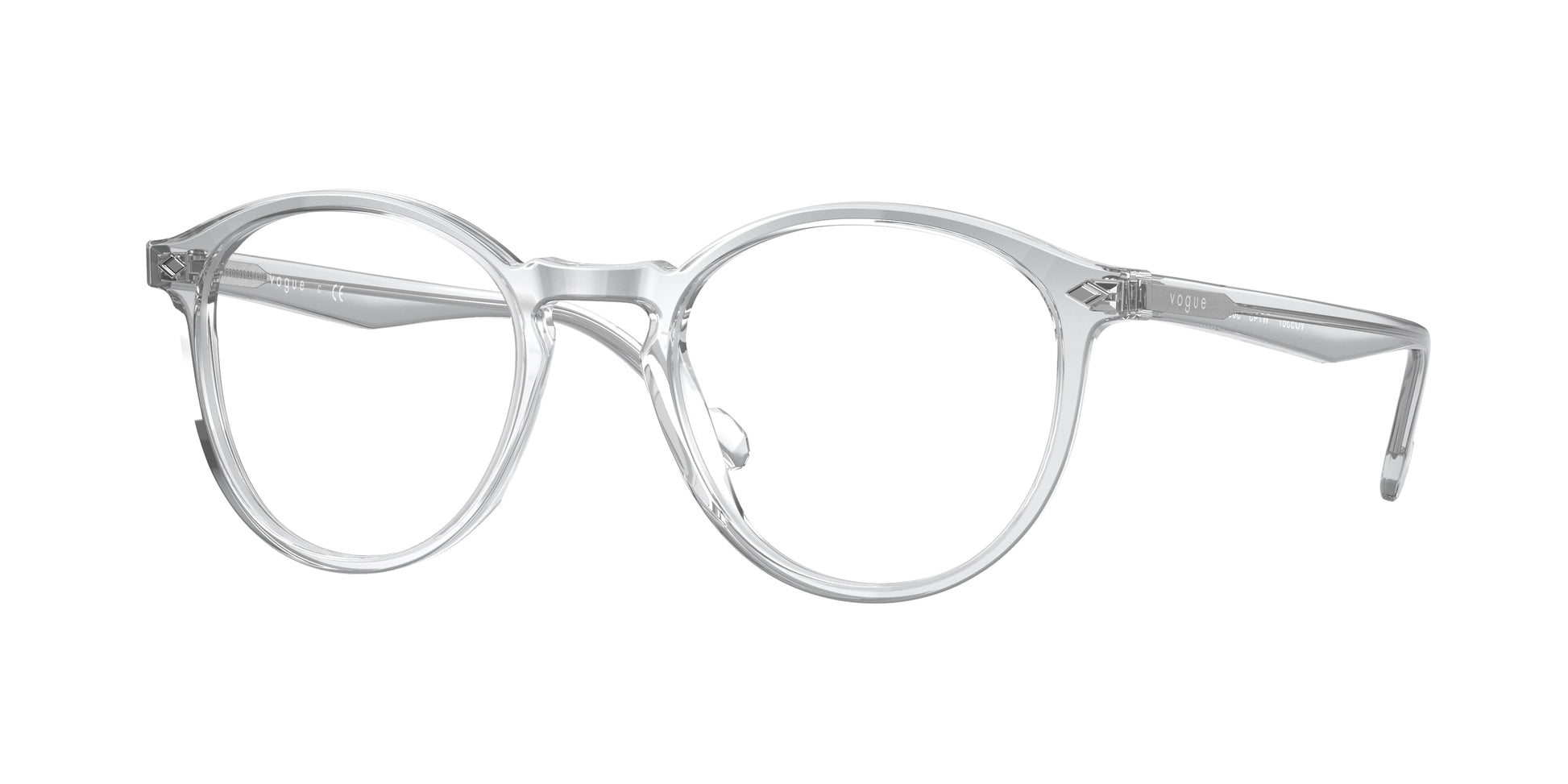 Vogue VO5367 Round Eyeglasses  W745-Transparent 50-145-20 - Color Map Transparent