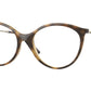 Vogue VO5387F Oval Eyeglasses  W656-Dark Havana 53-140-17 - Color Map Brown