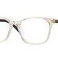 Vogue VO5399D Rectangle Eyeglasses  2998-Transparent Light Brown 53-145-17 - Color Map Brown