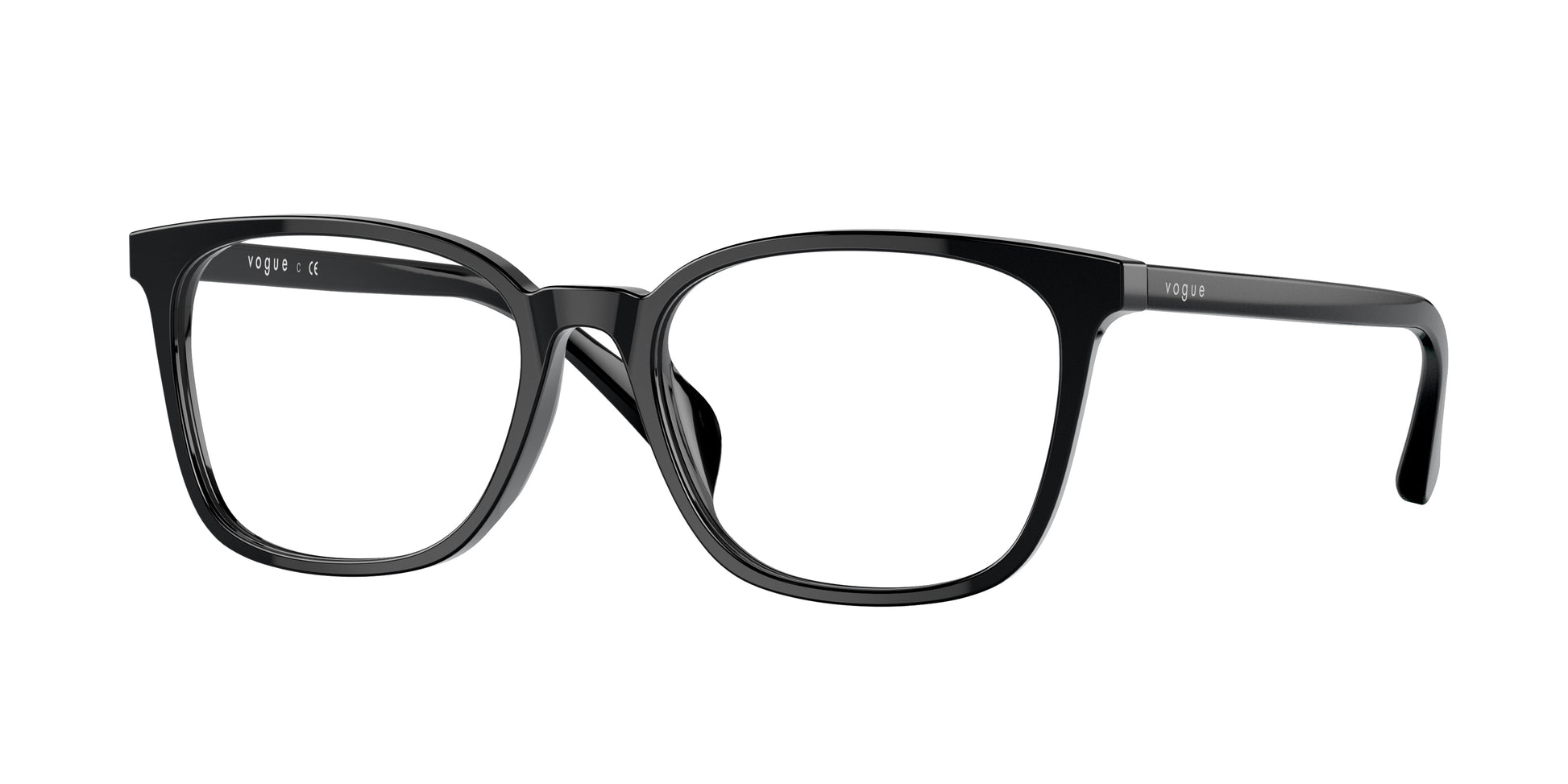 Vogue VO5399D Rectangle Eyeglasses  W44-Black 53-145-17 - Color Map Black