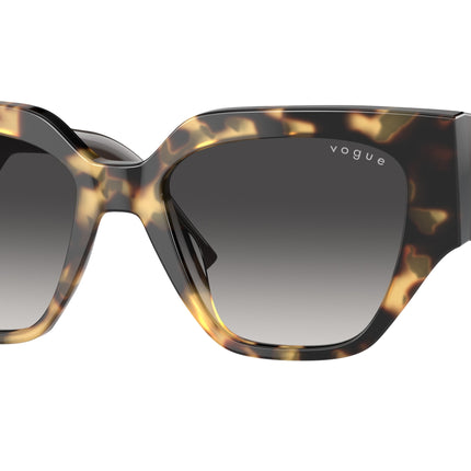 Vogue VO5409S Irregular Sunglasses  26058G-Yellow Tortoise 52-140-18 - Color Map Tortoise