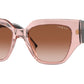 Vogue VO5409S Irregular Sunglasses  282813-Transparent Pink 52-140-18 - Color Map Pink
