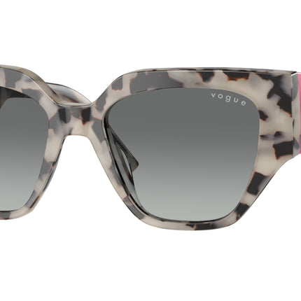 Vogue VO5409S Irregular Sunglasses  307611-Ivory/Beige Tortoise 52-140-18 - Color Map Tortoise