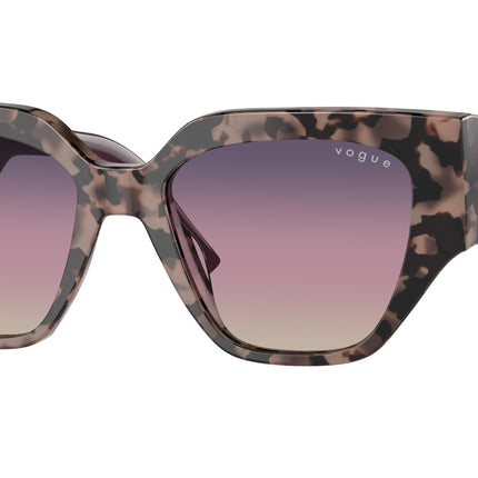 Vogue VO5409S Irregular Sunglasses  3150U6-Pink Tortoise 52-140-18 - Color Map Tortoise