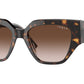 Vogue VO5409S Irregular Sunglasses  W65613-Dark Havana 52-140-18 - Color Map Brown