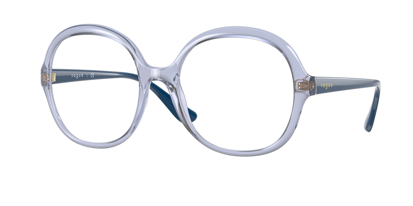 Vogue VO5412 Square Eyeglasses  2925-Transparent Lilac 54-140-19 - Color Map Violet