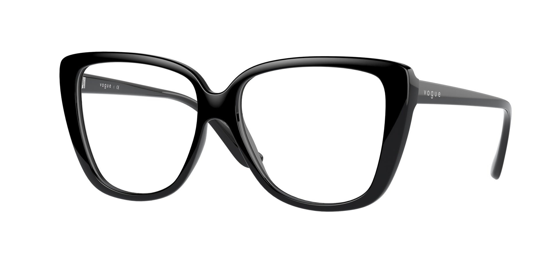 Vogue VO5413 Butterfly Eyeglasses  W44-Black 54-140-14 - Color Map Black