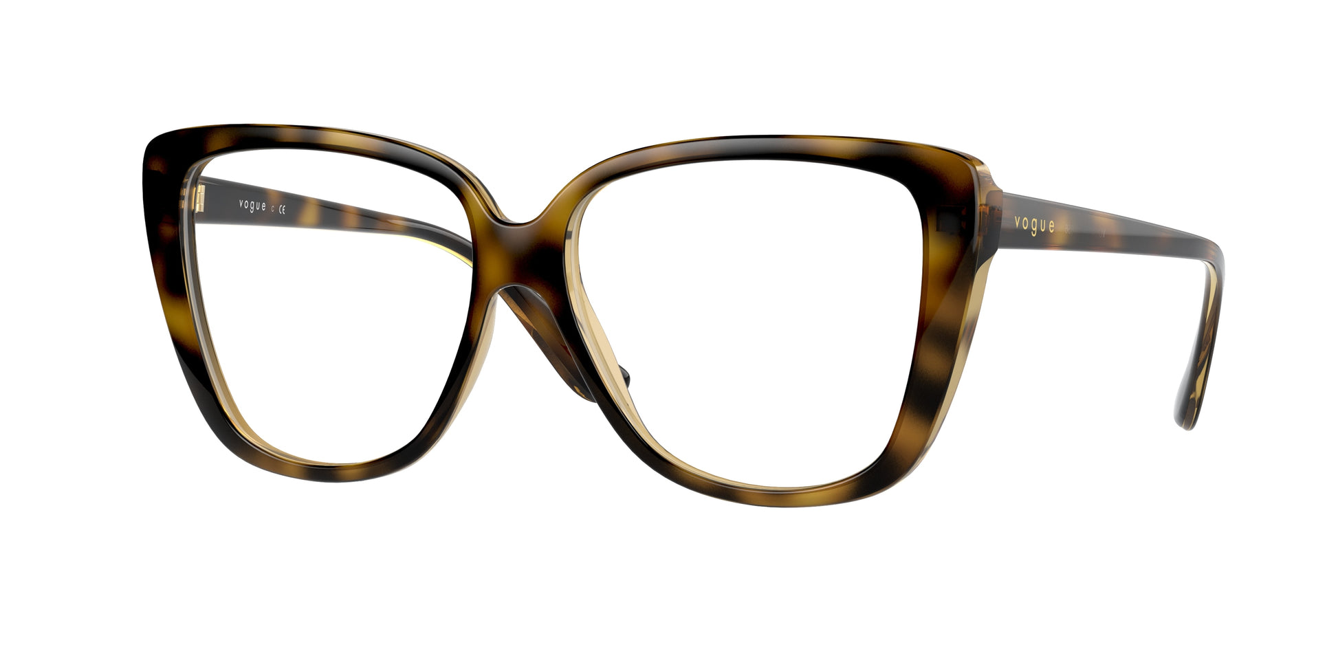 Vogue VO5413 Butterfly Eyeglasses  W656-Dark Havana 54-140-14 - Color Map Brown