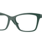 Vogue VO5420 Pillow Eyeglasses  3050-Full Dark Green 51-140-17 - Color Map Green