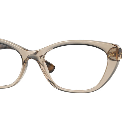 Vogue VO5425B Oval Eyeglasses  2990-Transparent Light Brown 54-140-17 - Color Map Brown