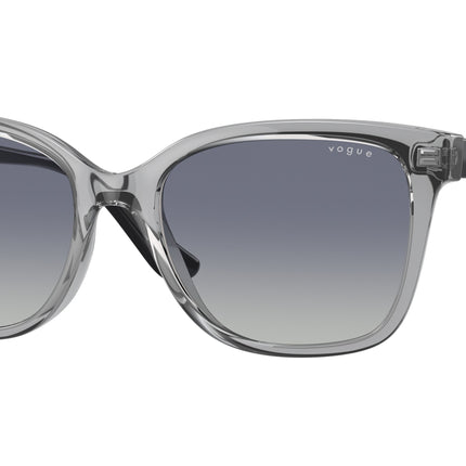 Vogue VO5426S Pillow Sunglasses  27264L-Transparent Grey 54-140-18 - Color Map Grey
