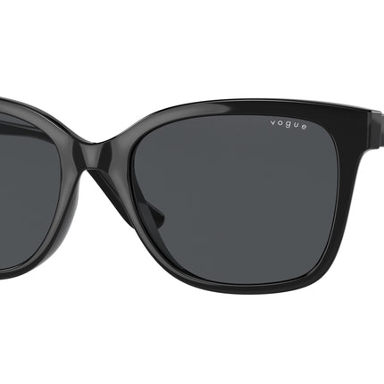 Vogue VO5426S Pillow Sunglasses  W44/87-Black 54-140-18 - Color Map Black