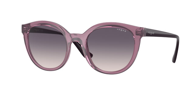Vogue VO5427S Oval Sunglasses  276136-Transparent Purple 50-140-20 - Color Map Violet