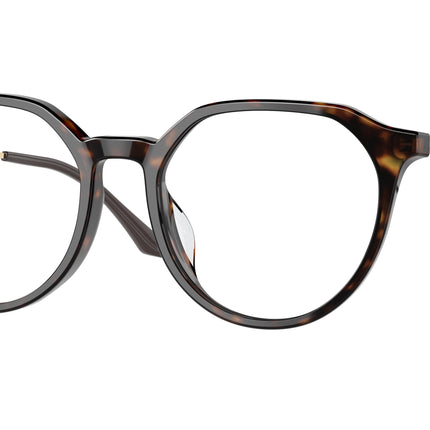 Vogue VO5430D Irregular Eyeglasses  W656-Dark Havana 53-140-18 - Color Map Brown