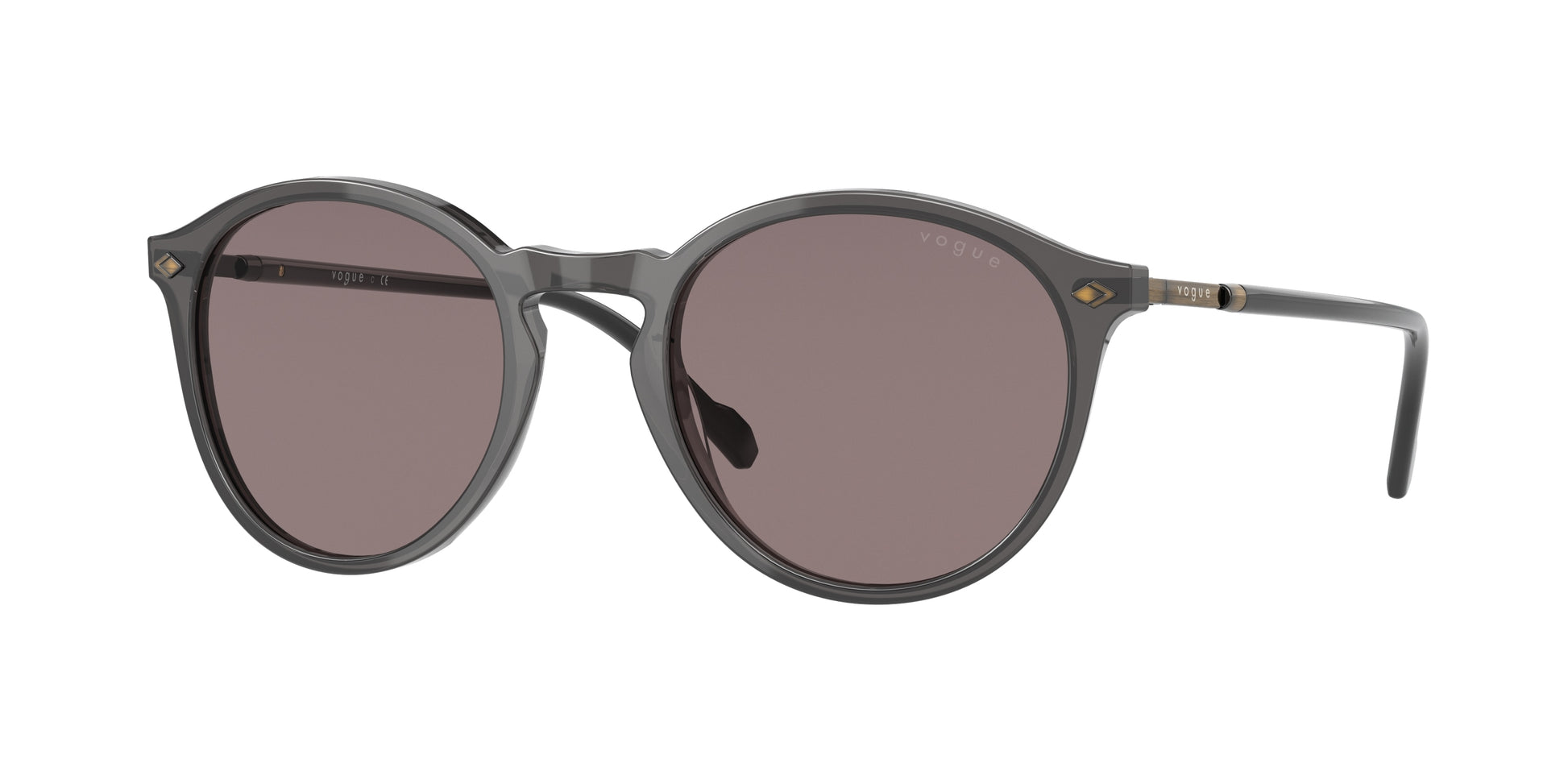 Vogue VO5432S Phantos Sunglasses  29237N-Grey Transparent 51-145-21 - Color Map Grey