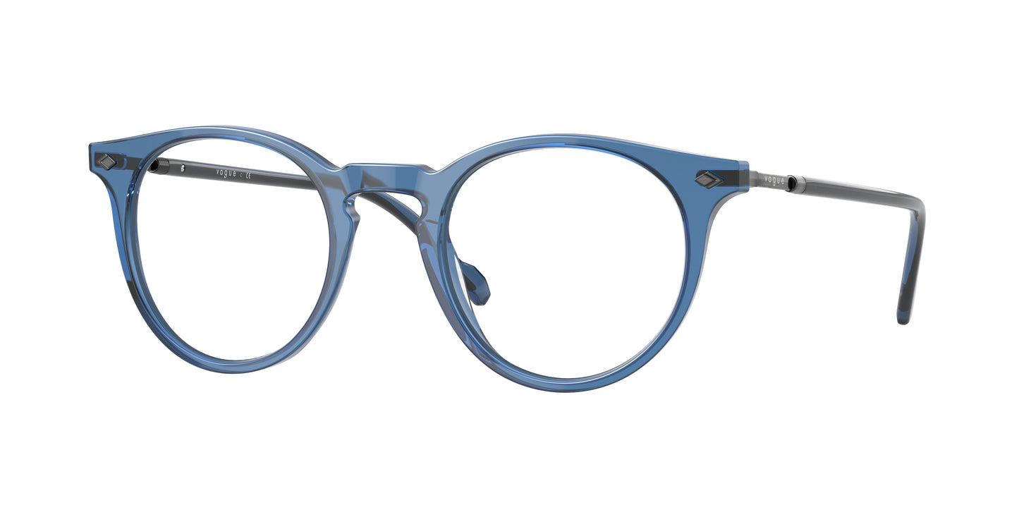 Vogue VO5434 Phantos Eyeglasses  2983-Blue Sea 47-145-22 - Color Map Blue