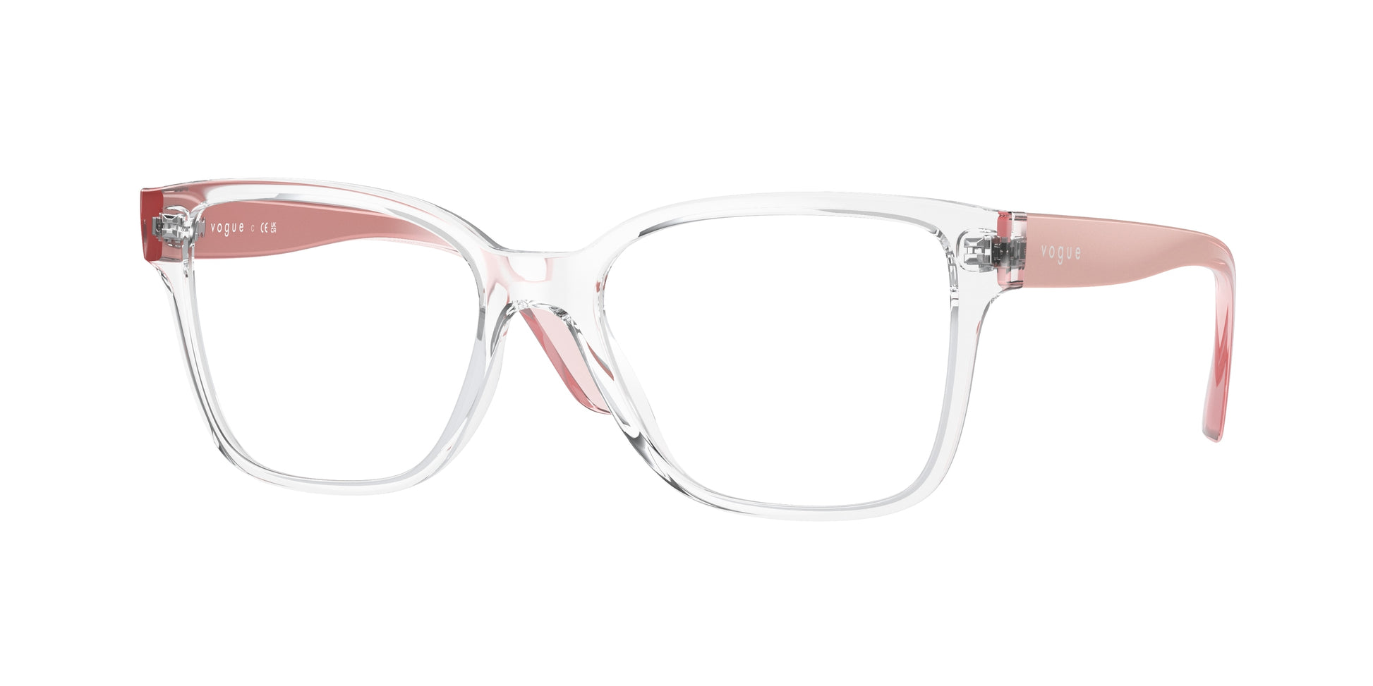Vogue VO5452 Square Eyeglasses  W745-Transparent 53-140-17 - Color Map Transparent