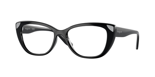 Vogue VO5455 Cat Eye Eyeglasses  W44-Black 51-135-16 - Color Map Black