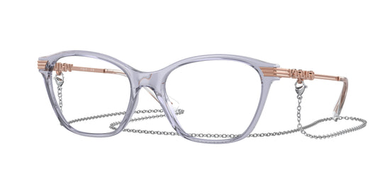 Vogue VO5461 Cat Eye Eyeglasses  2925-Transparent Purple 53-135-17 - Color Map Violet