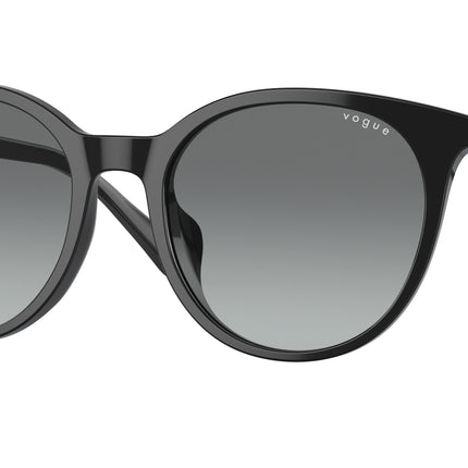 Vogue VO5468SD Round Sunglasses  W44/11-Black 56-145-20 - Color Map Black