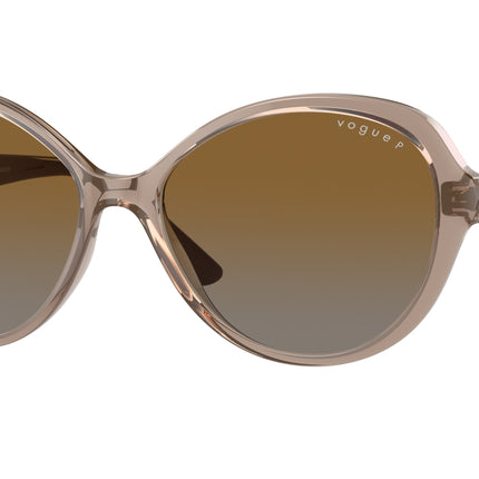 Vogue VO5475SB Butterfly Sunglasses  2940T5-Transparent Brown 57-140-16 - Color Map Brown