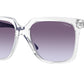 Vogue VO5476SB Square Sunglasses  W7454Q-Transparent 54-140-17 - Color Map Transparent