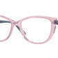 Vogue VO5485 Cat Eye Eyeglasses  3044-Transparent Light Pink 54-140-16 - Color Map Pink