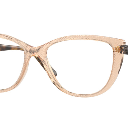 Vogue VO5485 Cat Eye Eyeglasses  3052-Transparent Peach 54-140-16 - Color Map Pink