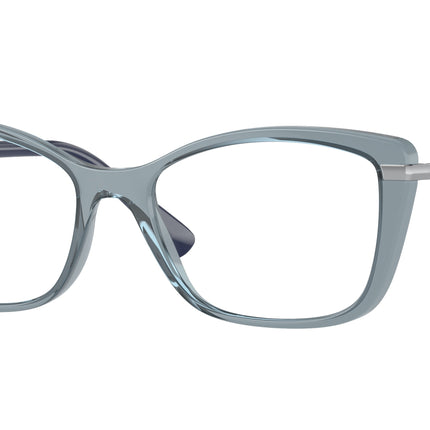 Vogue VO5487B Butterfly Eyeglasses  2966-Transparent Azure 54-140-17 - Color Map Blue