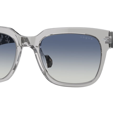 Vogue VO5490S Square Sunglasses  28204L-Transparent Grey 54-145-21 - Color Map Grey
