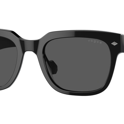 Vogue VO5490S Square Sunglasses  W44/87-Black 54-145-21 - Color Map Black