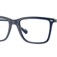 Vogue VO5492 Square Eyeglasses  3056-Full Dark Blue 56-145-18 - Color Map Blue