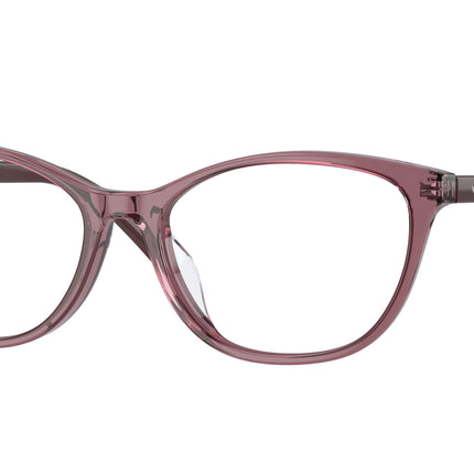 Vogue VO5502D Cat Eye Eyeglasses  2798-Transparent Cherry 54-145-16 - Color Map Violet