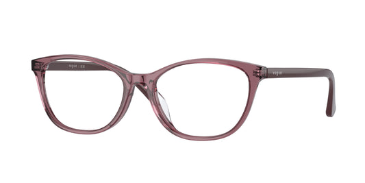 Vogue VO5502D Cat Eye Eyeglasses  2798-Transparent Cherry 54-145-16 - Color Map Violet