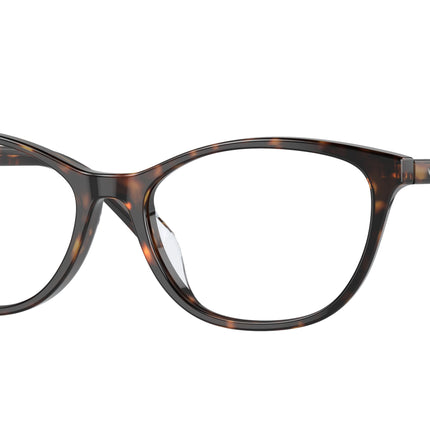 Vogue VO5502D Cat Eye Eyeglasses  W656-Dark Havana 54-145-16 - Color Map Brown